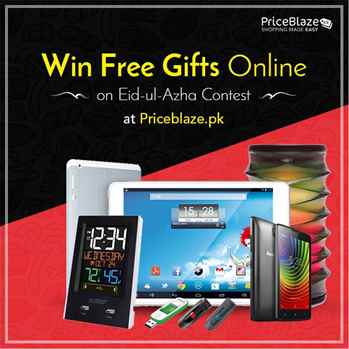 Win Free Gifts Online on Eid-ul-Azha Contest at Priceblaze.pk