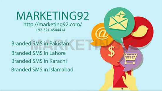 Branded SMS in Pakistan  Bulk SMS in Pakistan